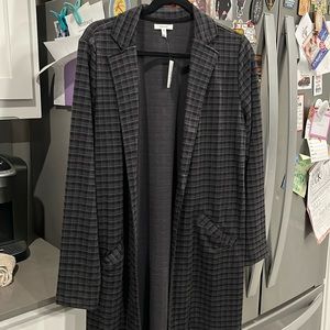 Maurice’s Large black & grey blazer. #011